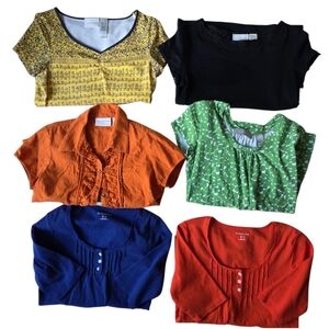 Bundle Of 6/$20 Liz Claiborne Womens Small Tops All 17in P2P